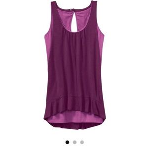 EUC athleta sunrise activewear top ruffle size Xs